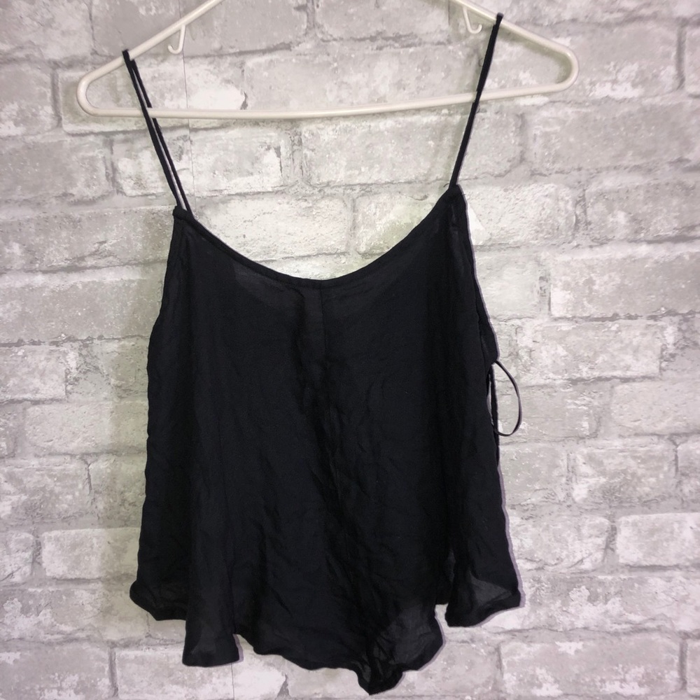 Free People Intimately flowy black cami, XS
